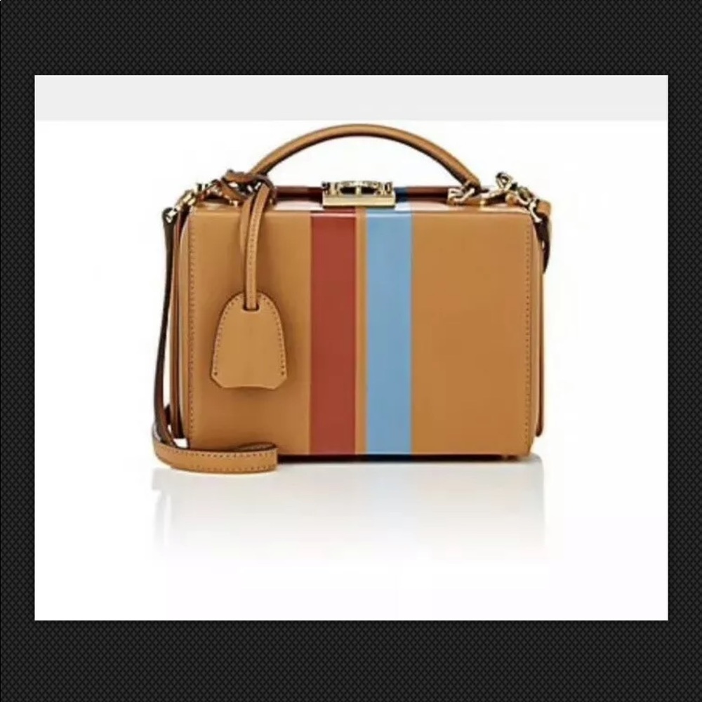SOLD🌸NWT Mark Cross Grace Small Leather Box Italy